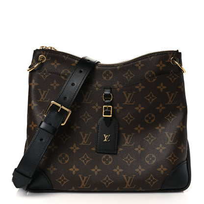 Louis Vuitton Monogram Odeon MM Black 1 of 9