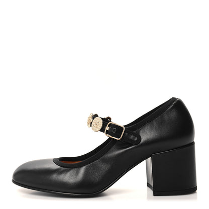 Chanel Lambskin Mary Jane Charm Pumps 39 Black 1 of 7