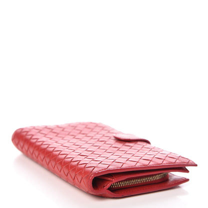 Bottega Veneta Nappa Intrecciato Continental Snap Wallet 4 of 13
