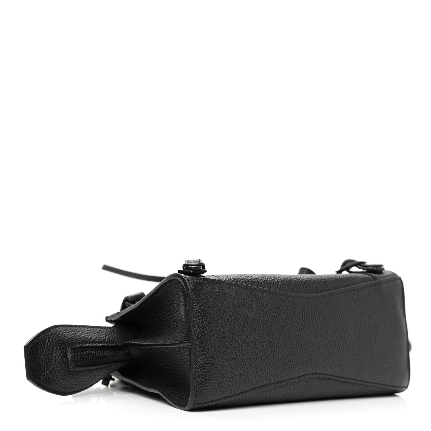 Balenciaga Grained Calfskin Neo Classic Black Hardware Mini City Black 3 of 9