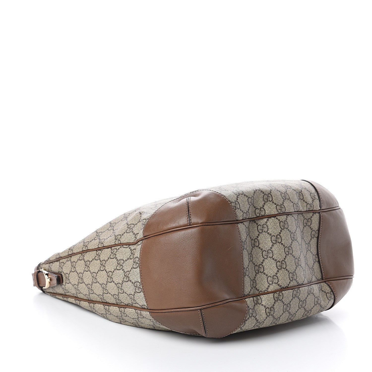 Gucci GG Supreme Monogram Margaux Calfskin Medium Nice Hobo Beige Ebony Acero 3 of 8