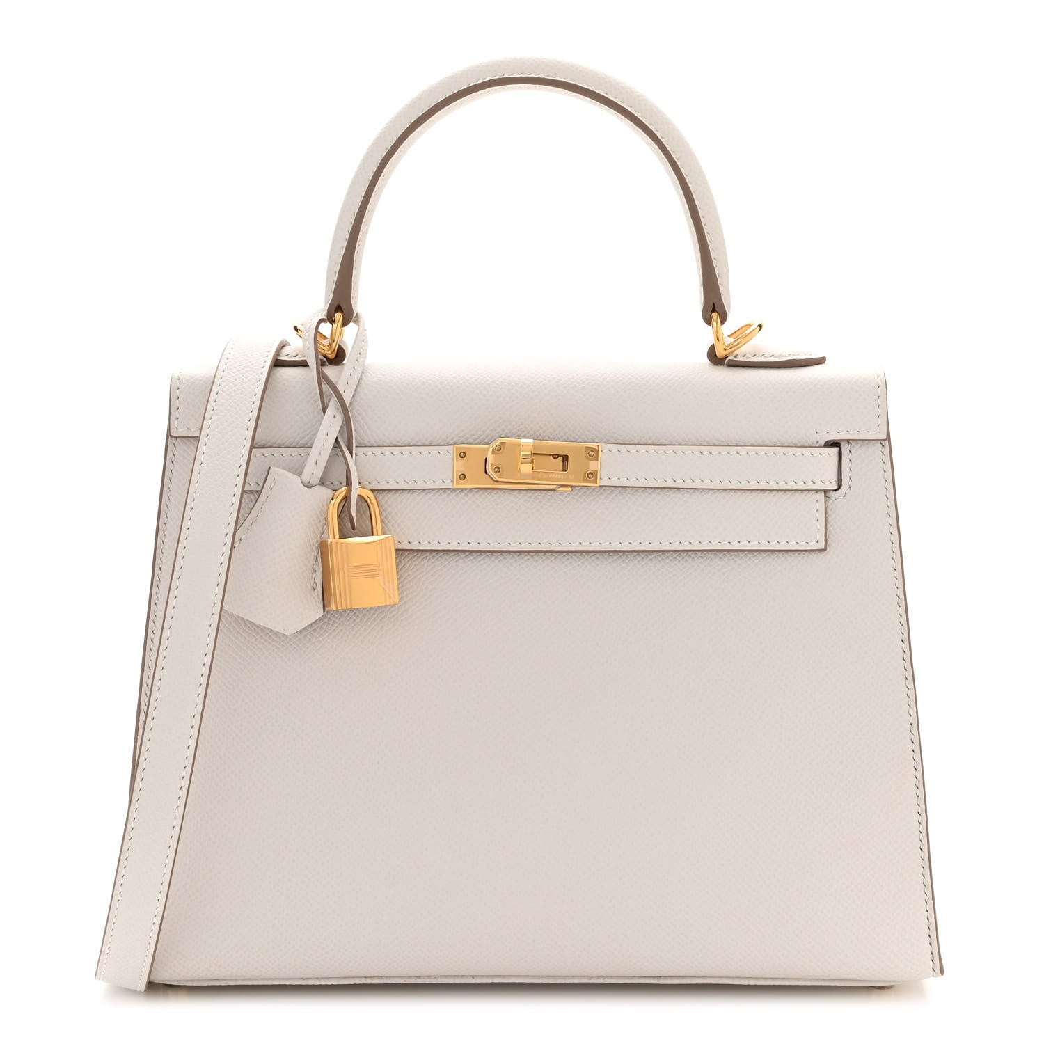 Hermes Epsom Kelly Sellier 25 Gris Pale 1 of 11