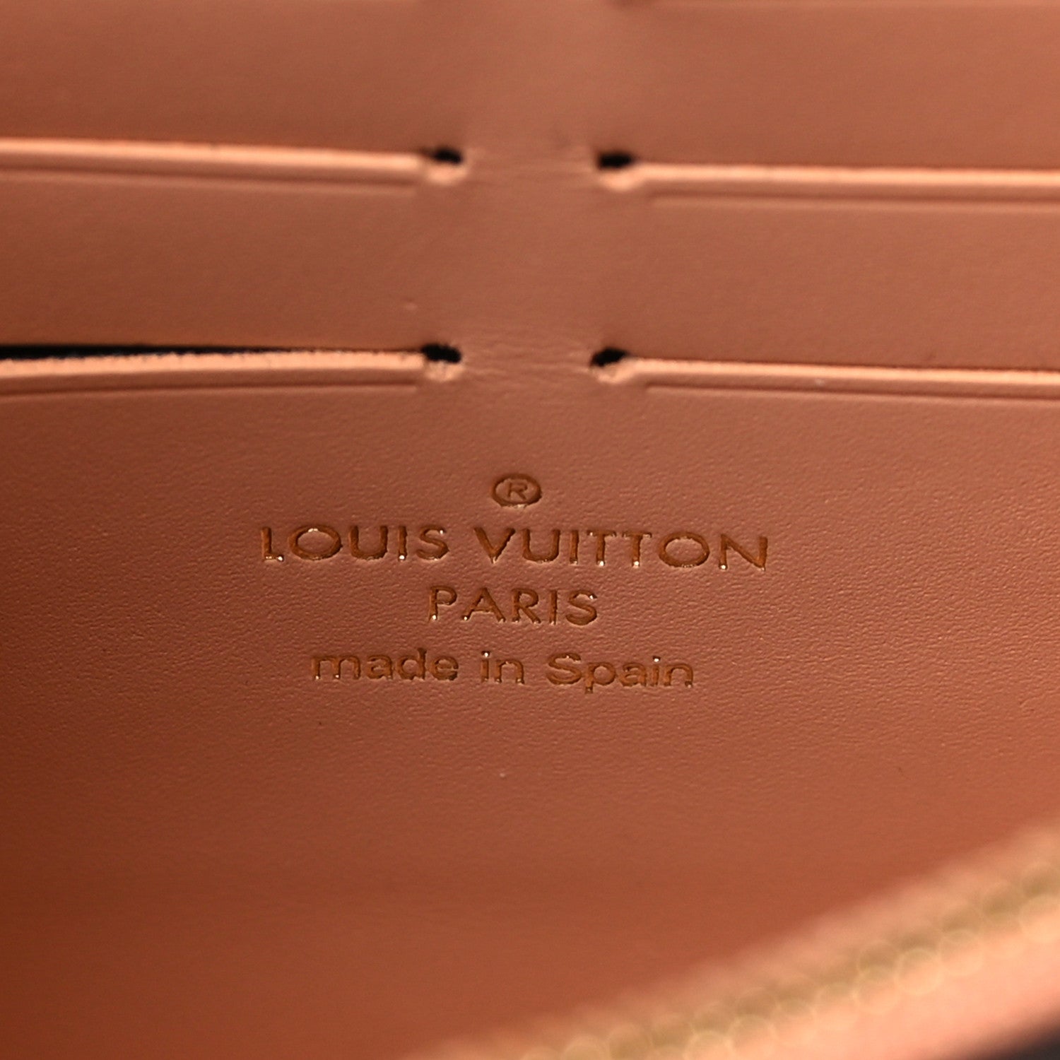 Louis Vuitton Damier Ebene Vavin Chain Wallet Creme 6 of 9