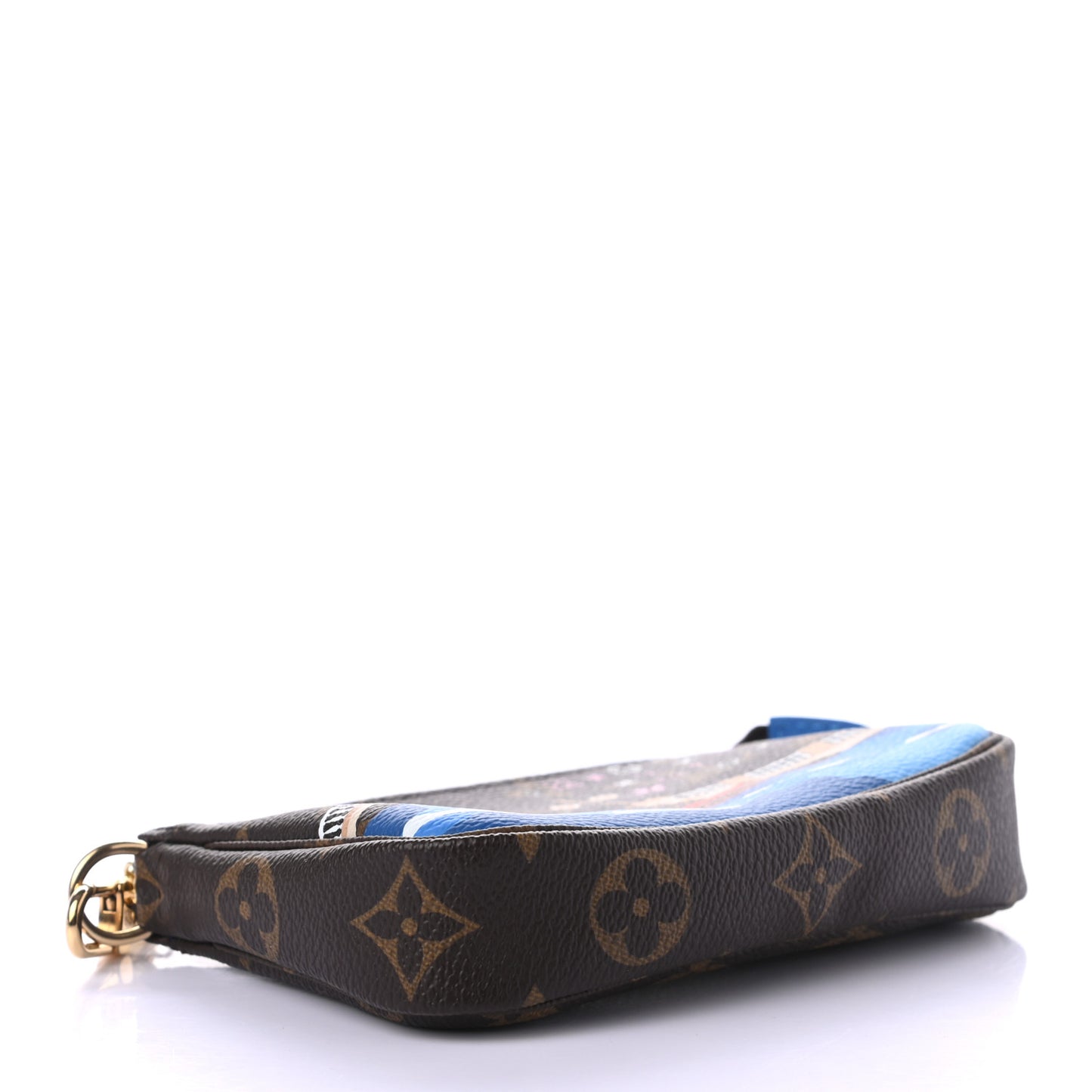 Monogram 2019 Christmas Animation Mini Venice Pochette Accessories Blue