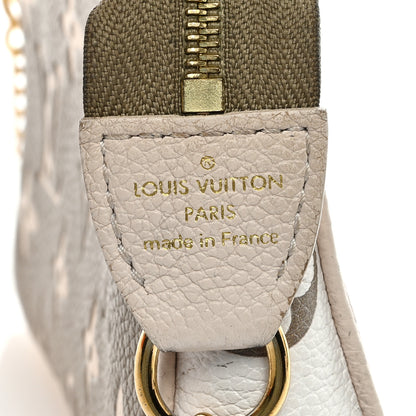 Louis Vuitton Empreinte Spring in the City Mini Pochette Accessories Kaki Beige Cream 5 of 7