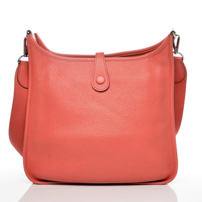 Hermes Taurillon Clemence Evelyne PM Bougainvillea 4 of 11