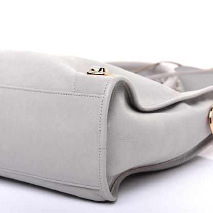 Balenciaga Chevre Gold Metallic Edge Hardware City Gris Glace 7 of 9