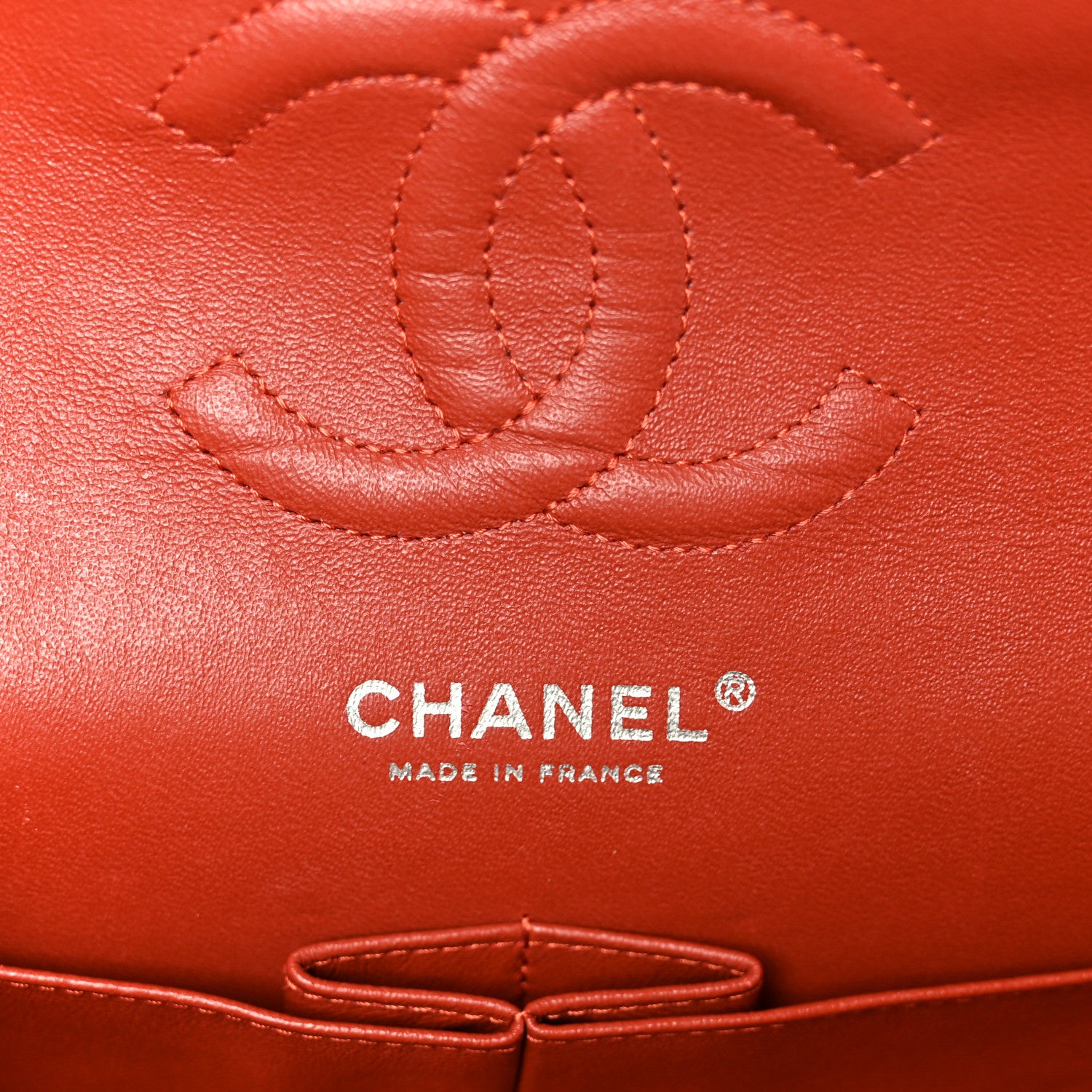 Chanel Caviar Quilted Medium Double Flap Red 6 of 11