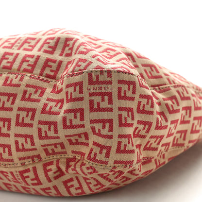 Fendi Zucchino Hobo Red 9 of 9