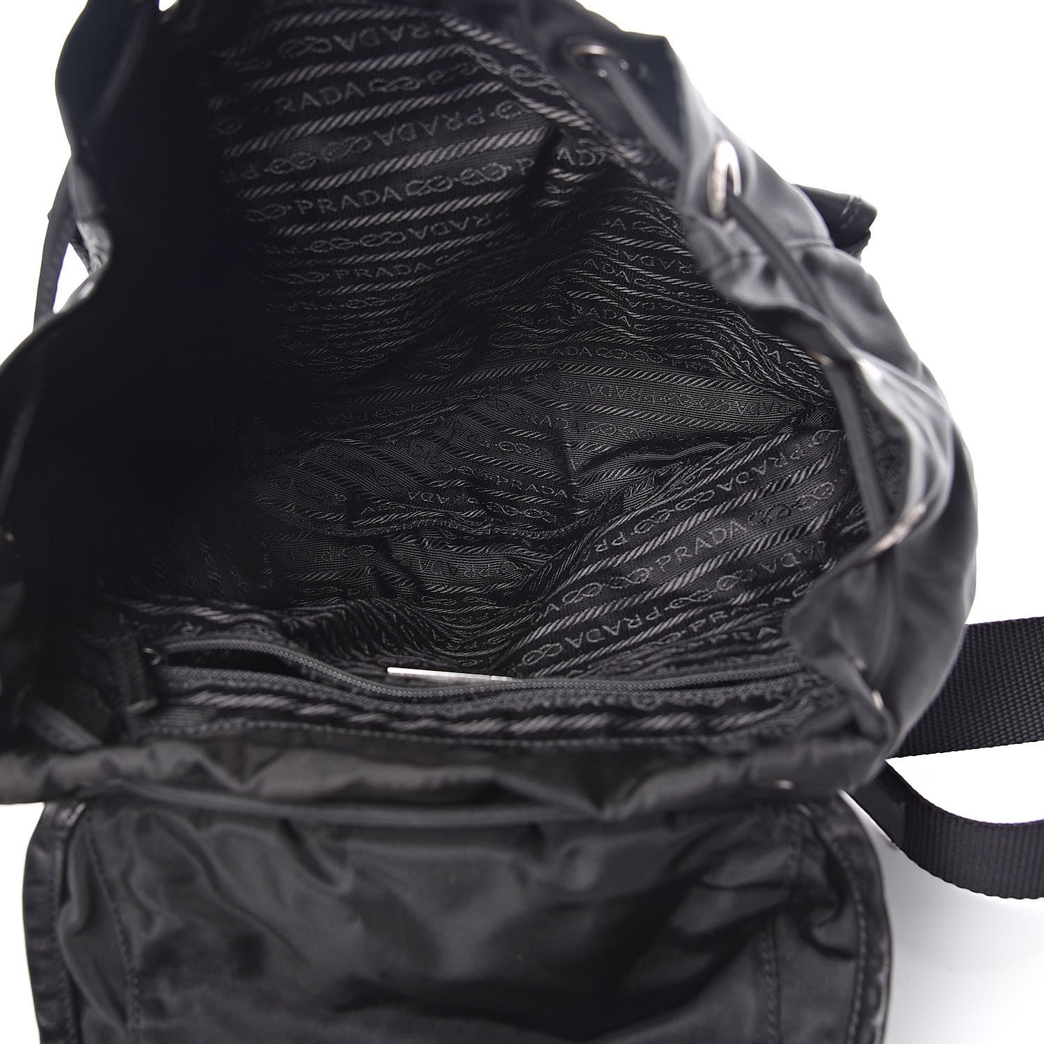 Prada Tessuto Nylon Vela Small Backpack Black 5 of 10