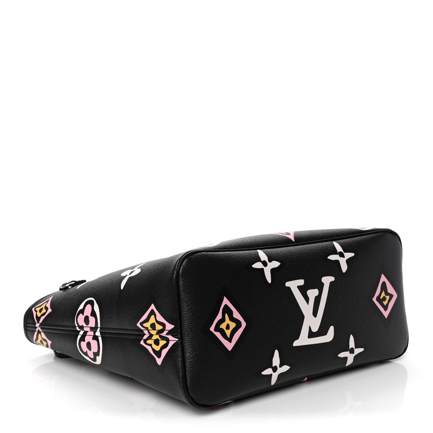 Louis Vuitton Monogram Giant Wild At Heart Neverfull MM Black 3 of 4