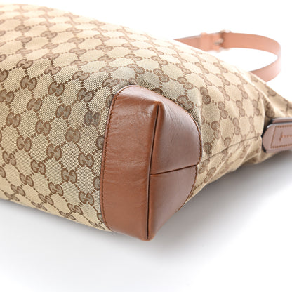 Gucci Monogram Large Flat Messenger Bag Brown 8 of 8