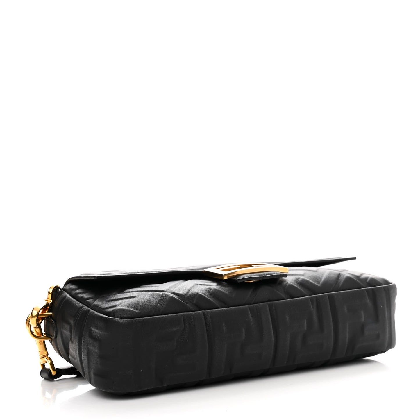 Nappa FF 1974 Embossed Baguette Black