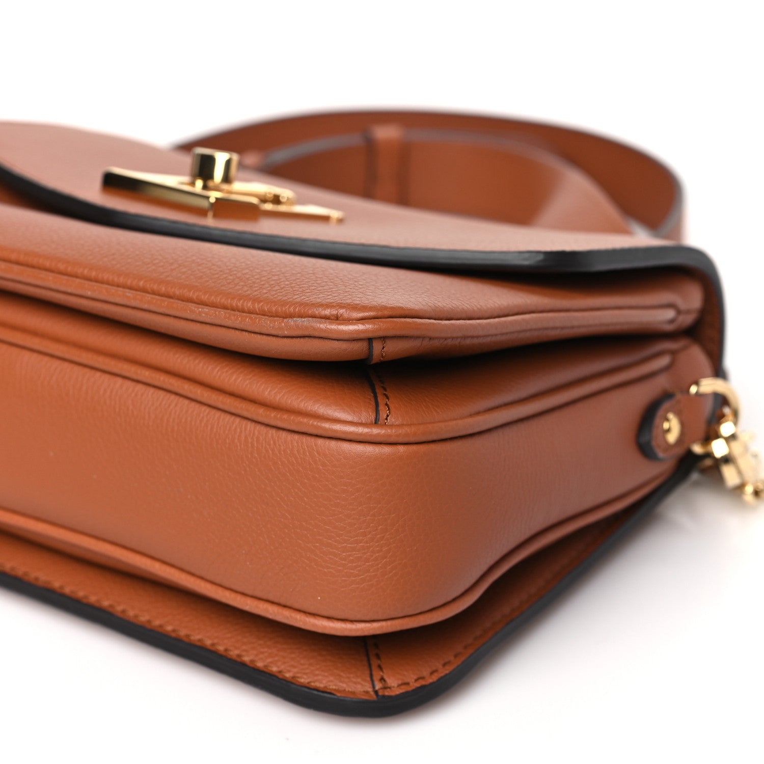 Louis Vuitton Grained Calfskin Lockme Oxford Cognac 8 of 8