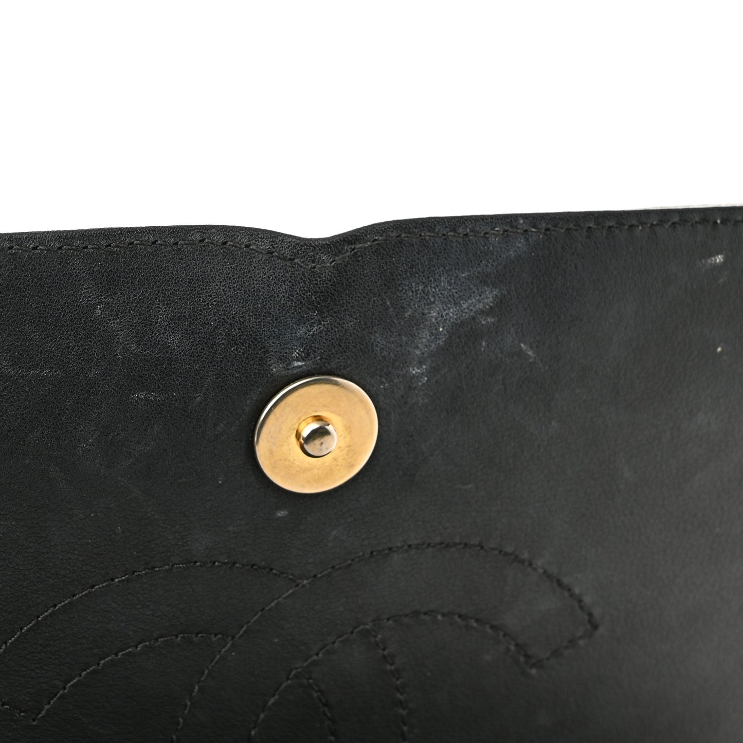 Caviar Quilted Medium CC Filigree Flap Black