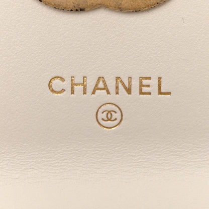 Chanel Calfskin Quilted Perfect Fit Coin Purse With Chain White 6 of 12
