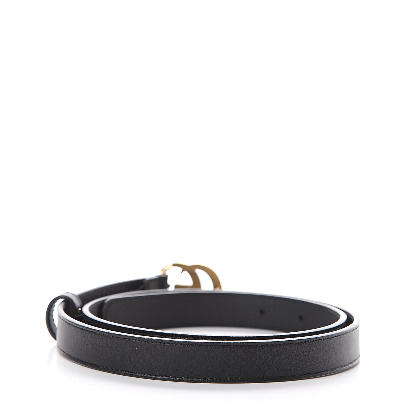 Calfskin Double G 20mm Belt 80 32 Black