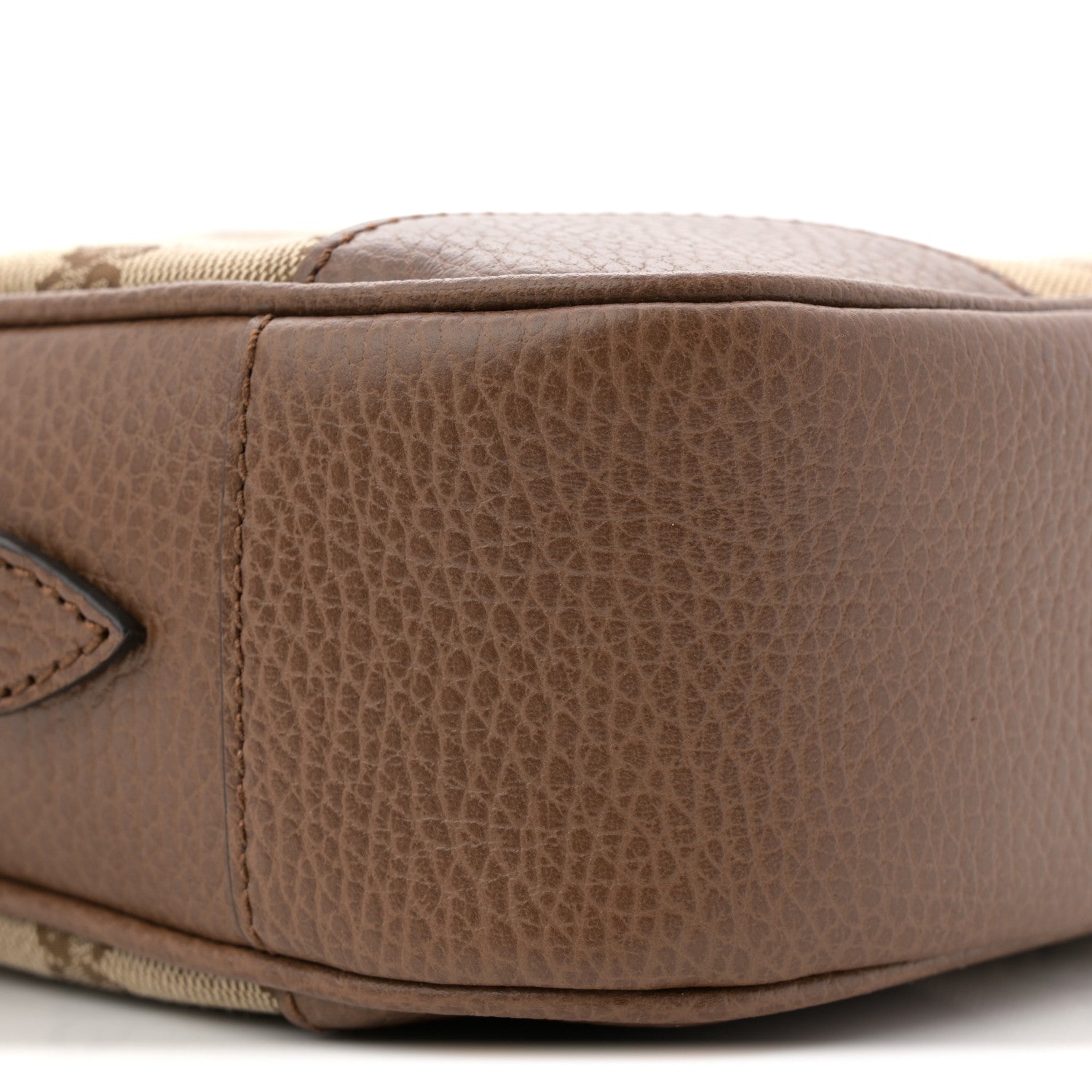 Gucci Monogram Mini Bree Messenger Bag Beige Tabacco 9 of 10