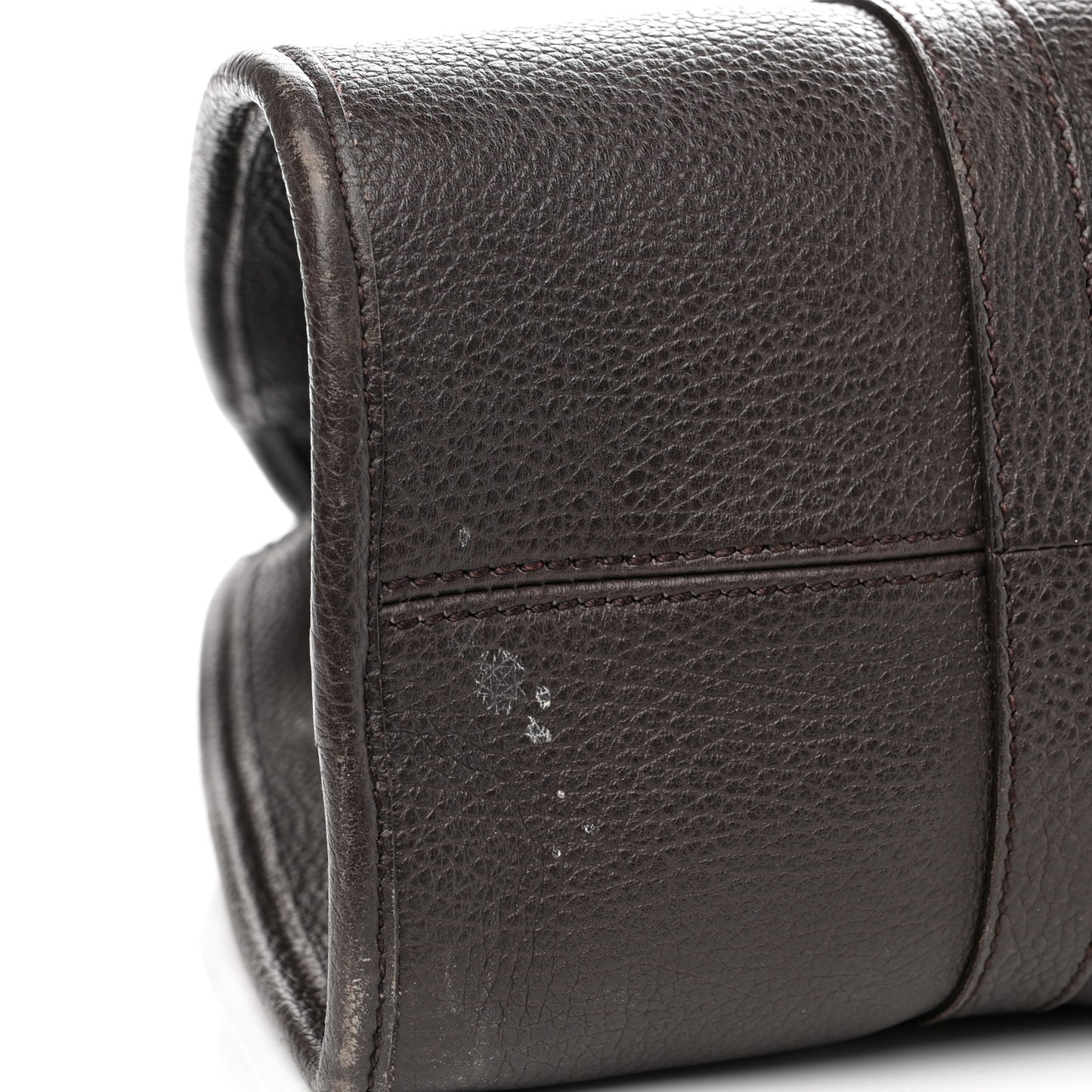 Pebbled Calfskin Large Joy Shoulder Bag Brown