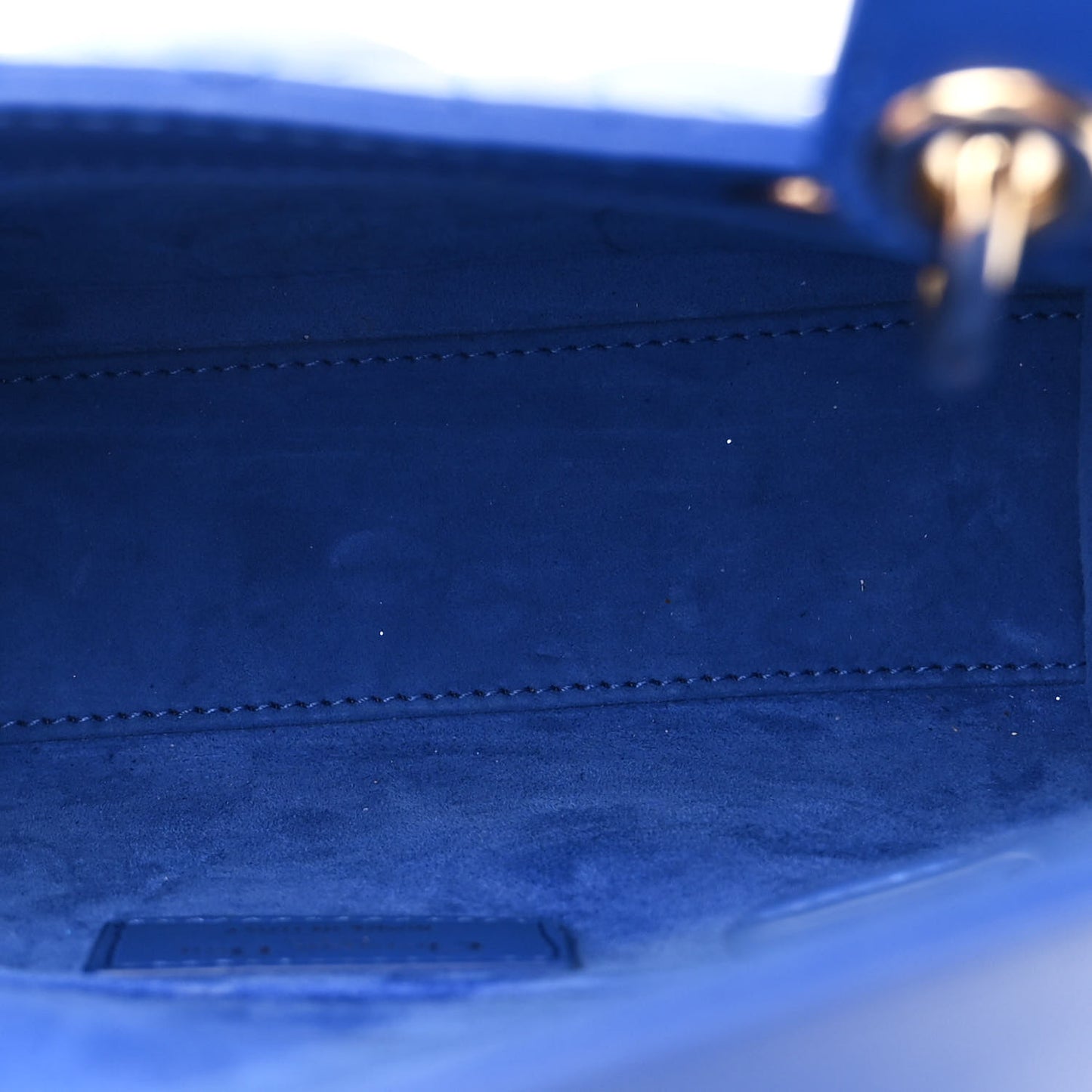 Lambskin Cannage Small My ABCDior Lady Dior Blue