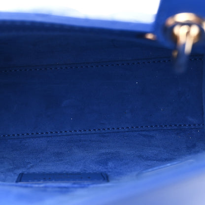 Christian Dior Lambskin Cannage Small My ABCDior Lady Dior Blue 5 of 11