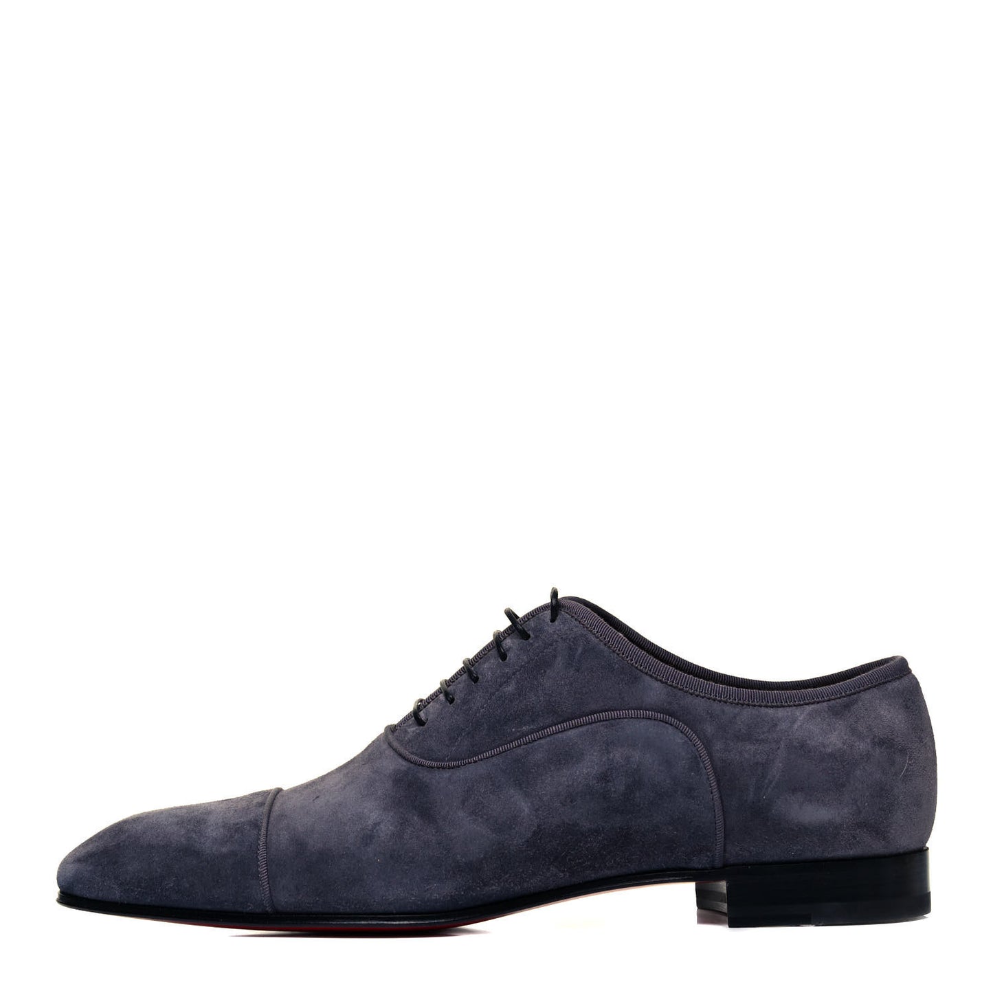 Suede Mens Greggo Flat Oxfords 41.5 Grey