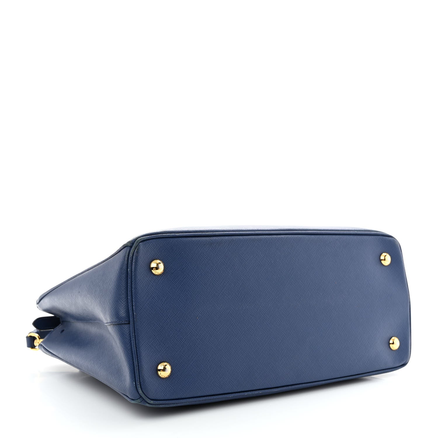 Prada Saffiano Lux Medium Double Zip Tote Bluette 4 of 23