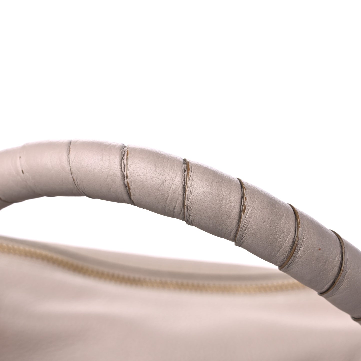 Calfskin Medium Marcie Satchel Abstract White