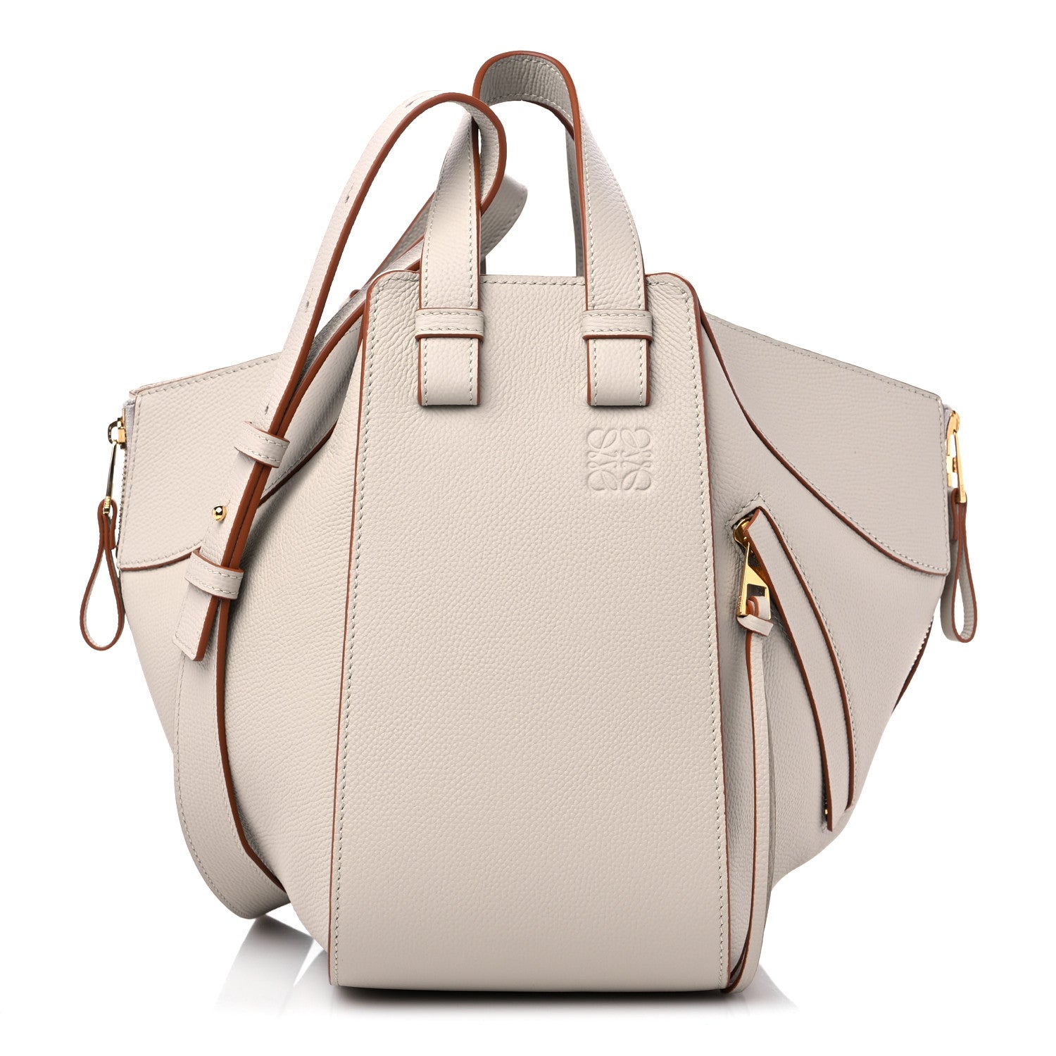 Loewe Grained Calfskin Small Hammock Shoulder Bag Light Ghost 1 of 9
