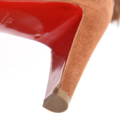 Christian Louboutin Veau Velours Majung 85 Boots 37 Ecureuil 8 of 9