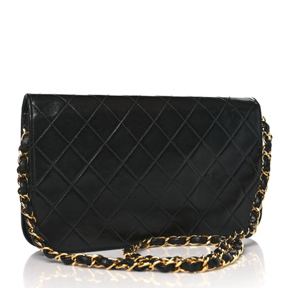 Chanel Lambskin Quilted Small Single Flap Black 3 of 10
