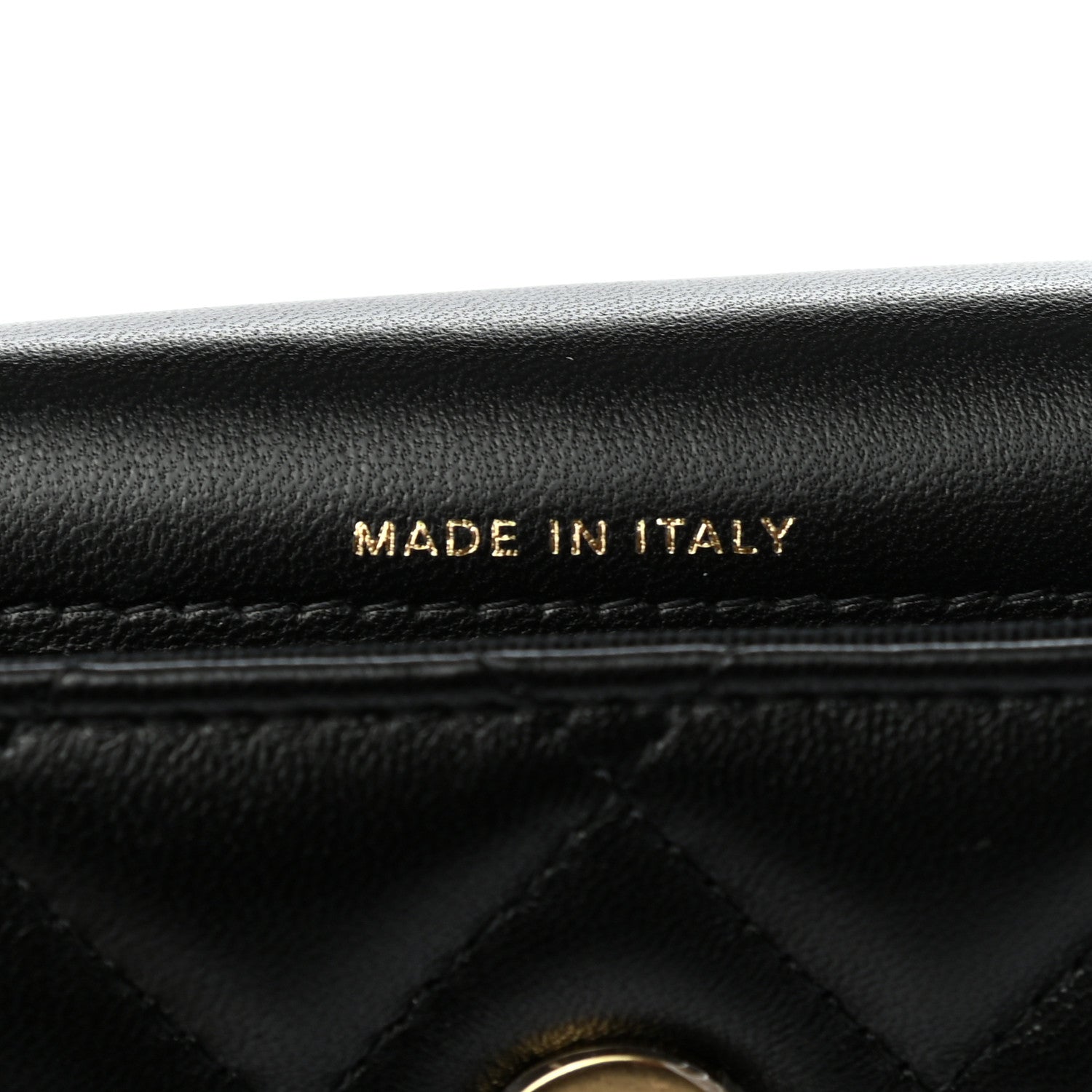 Chanel Lambskin Quilted CC Hook Card Holder Black 6 of 7