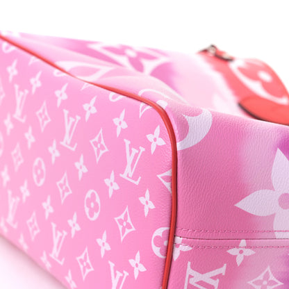 Louis Vuitton Monogram Escale Neverfull MM Rouge 6 of 8