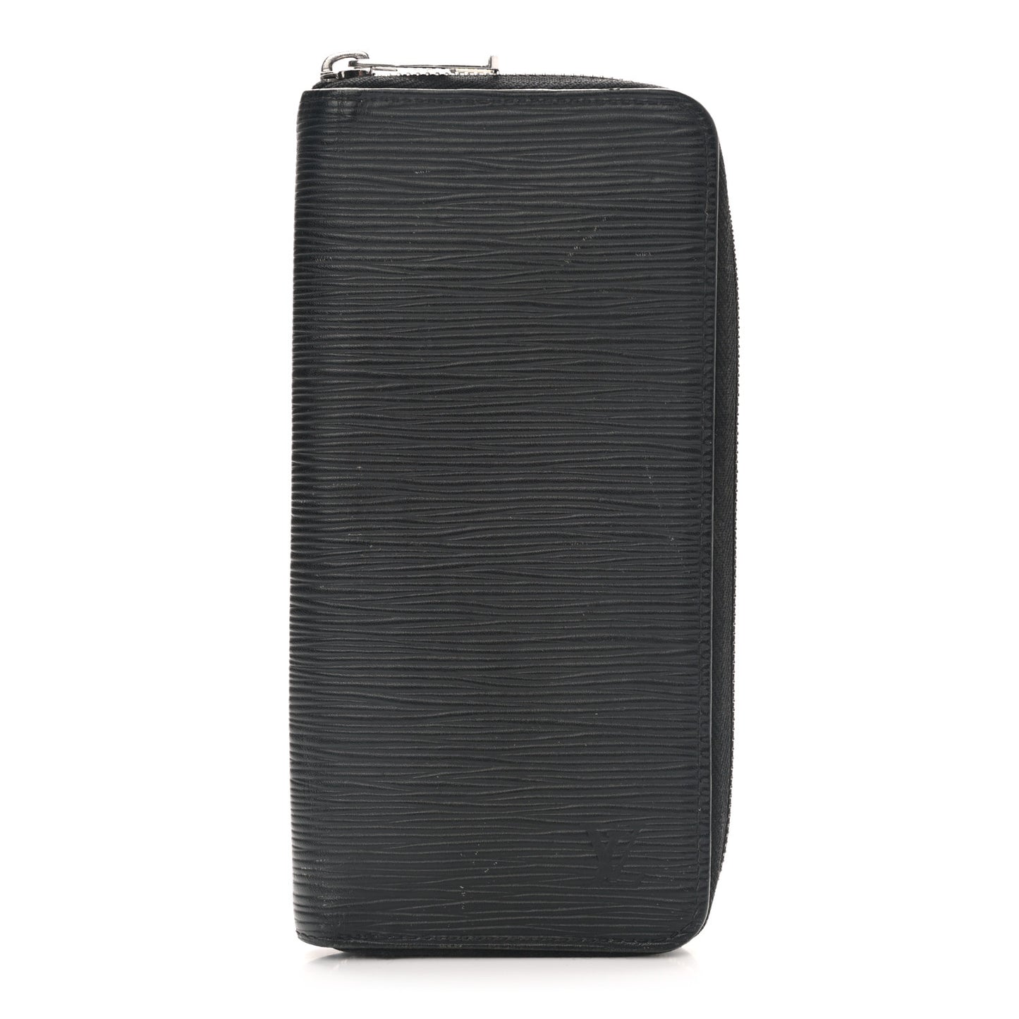 Epi Zippy Vertical Wallet Black