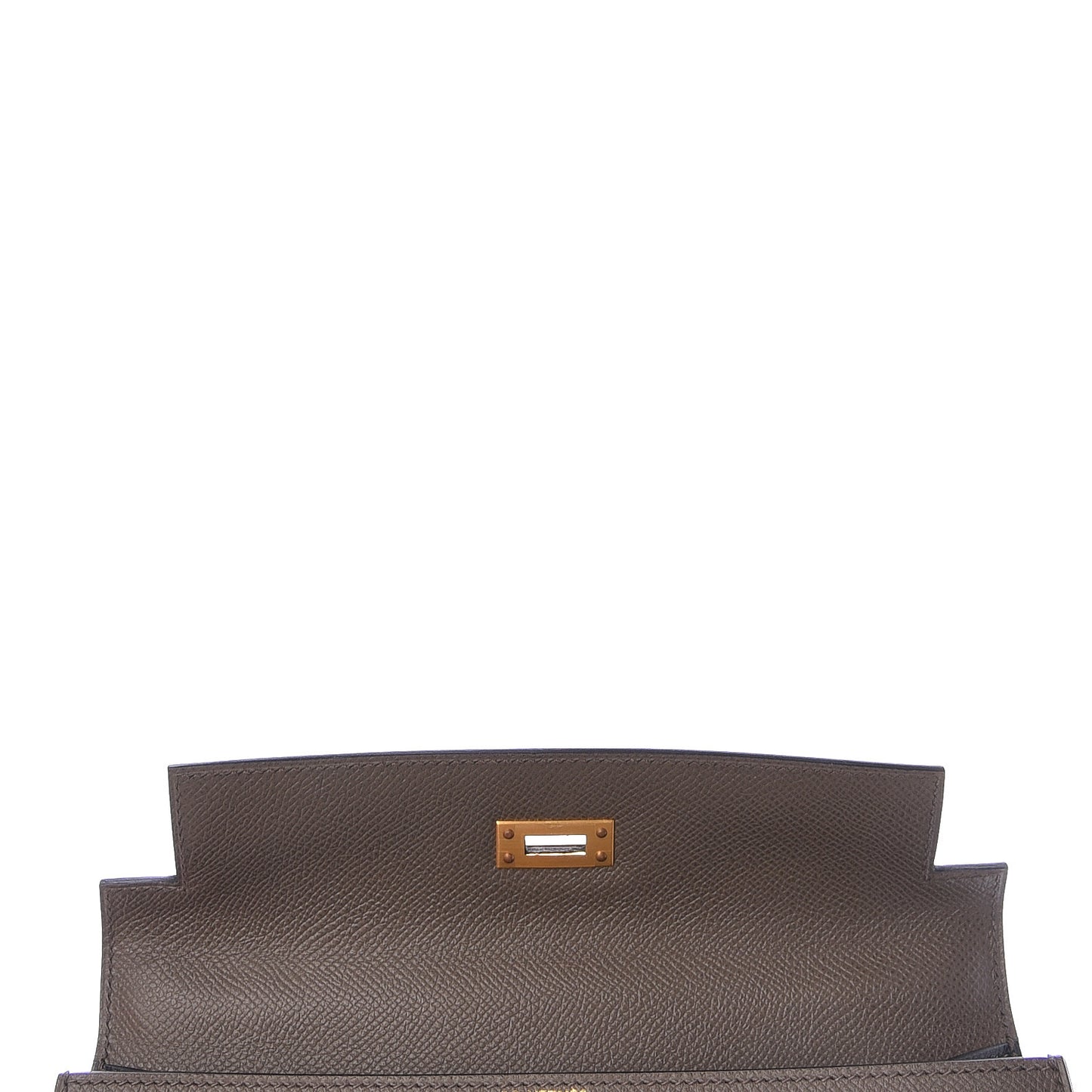 Epsom Bi Color Horseshoe Kelly Sellier 25 Etain Black