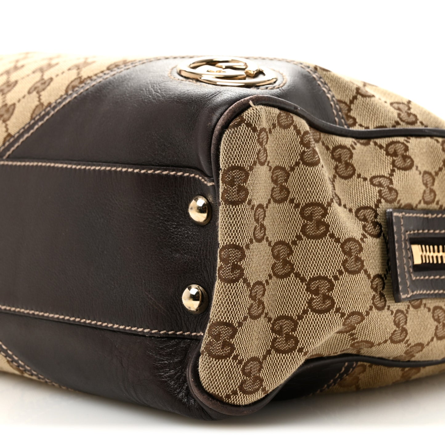 Monogram New Britt Medium Boston Dark Brown