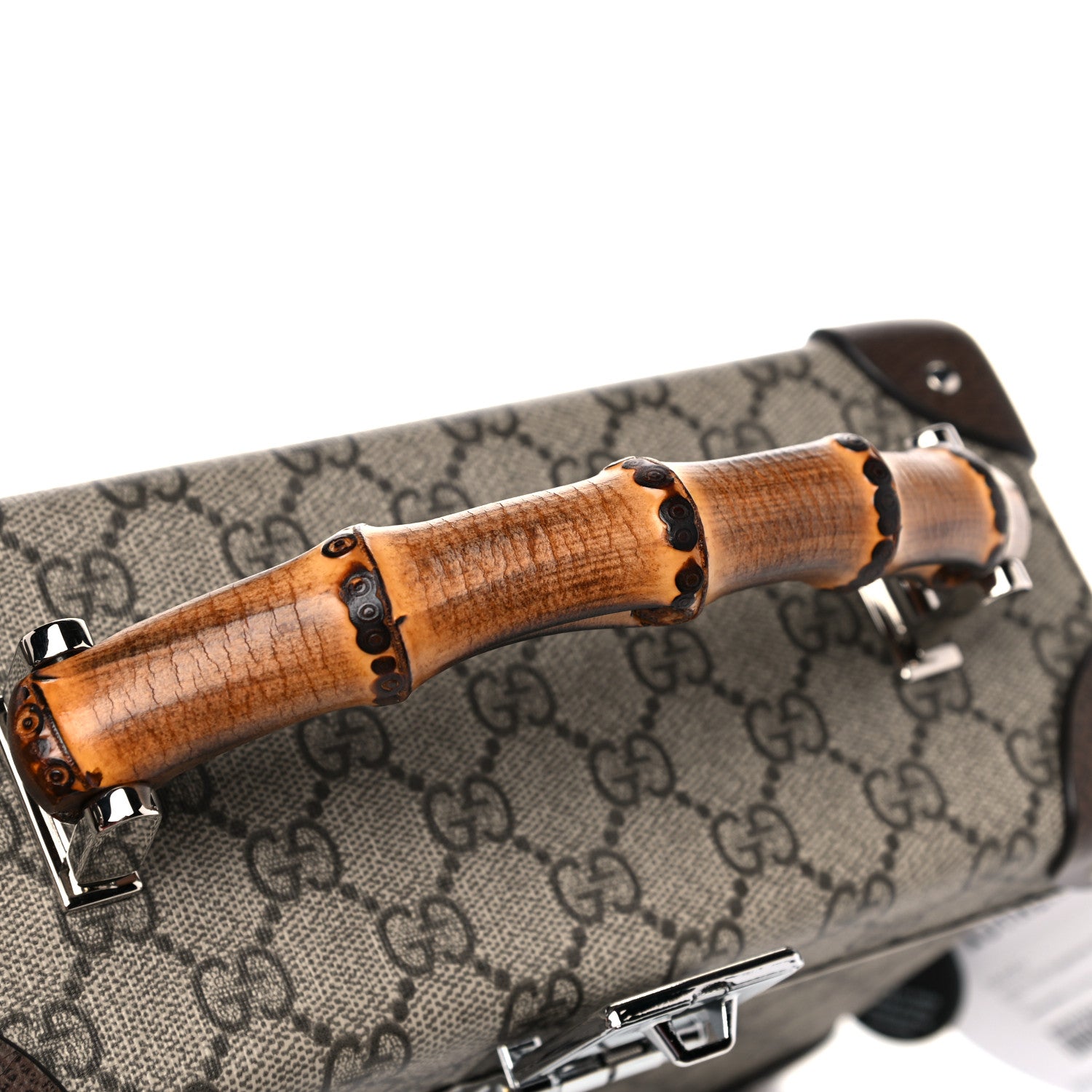 Gucci GG Supreme Monogram Globe-Trotter Beauty Case Brown 10 of 11