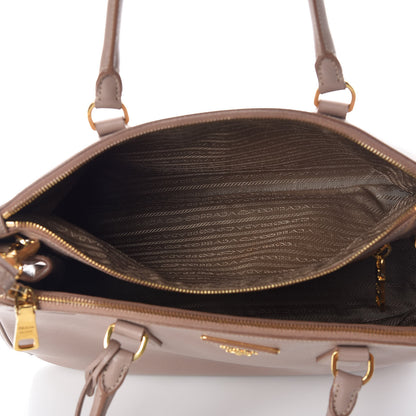 Prada Saffiano Medium Galleria Double Zip Tote Cammeo 9 of 17