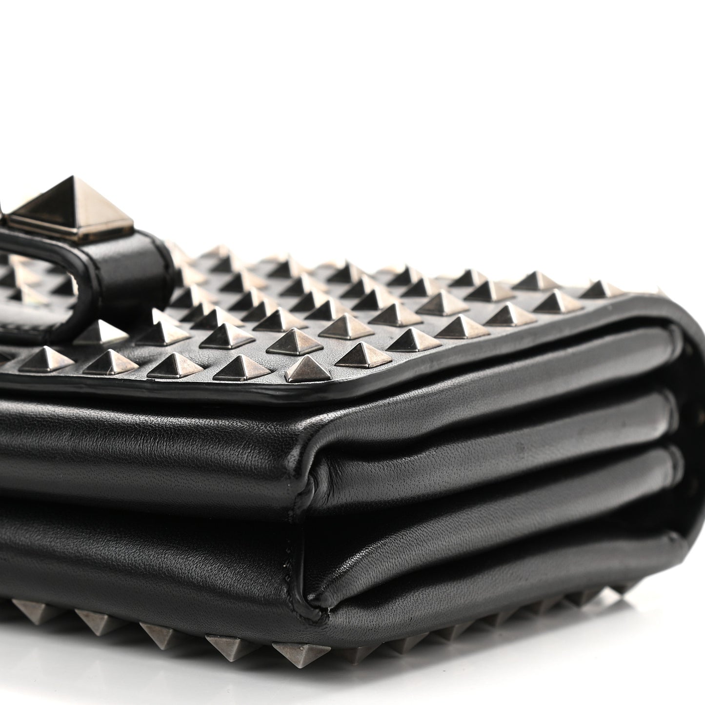 Vitello Rockstud All Over Va Va Voom Flap Bag Black