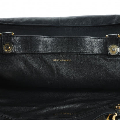 Chanel Lambskin Jumbo Shoulder Bag Black 7 of 9
