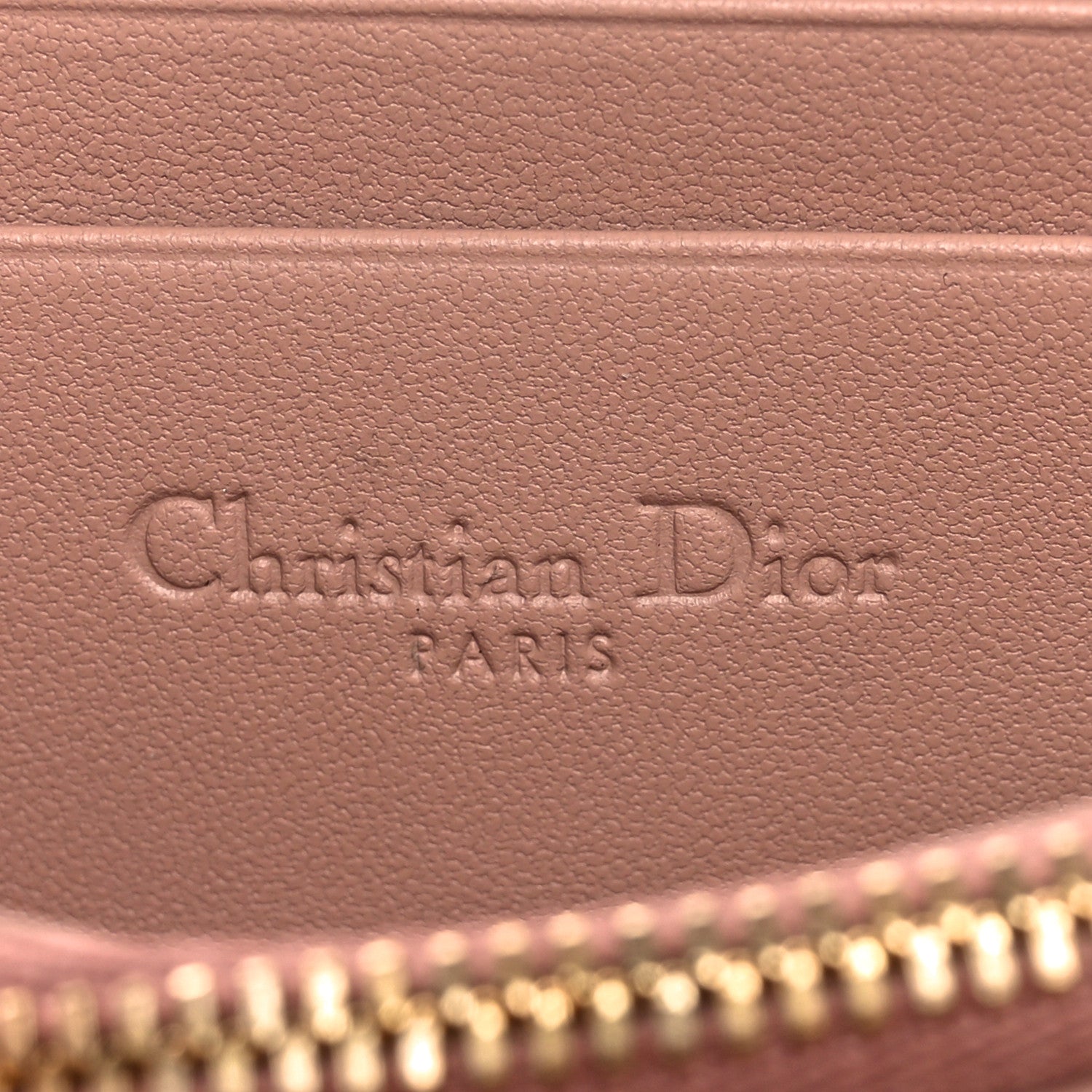 Christian Dior Lambskin Cannage Small Lady Dior Voyageur Coin Purse Rose Des Vents 6 of 8