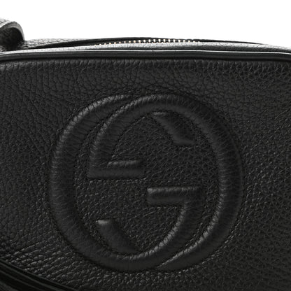 Gucci Pebbled Calfskin Mini Soho Disco Bag Black 8 of 11