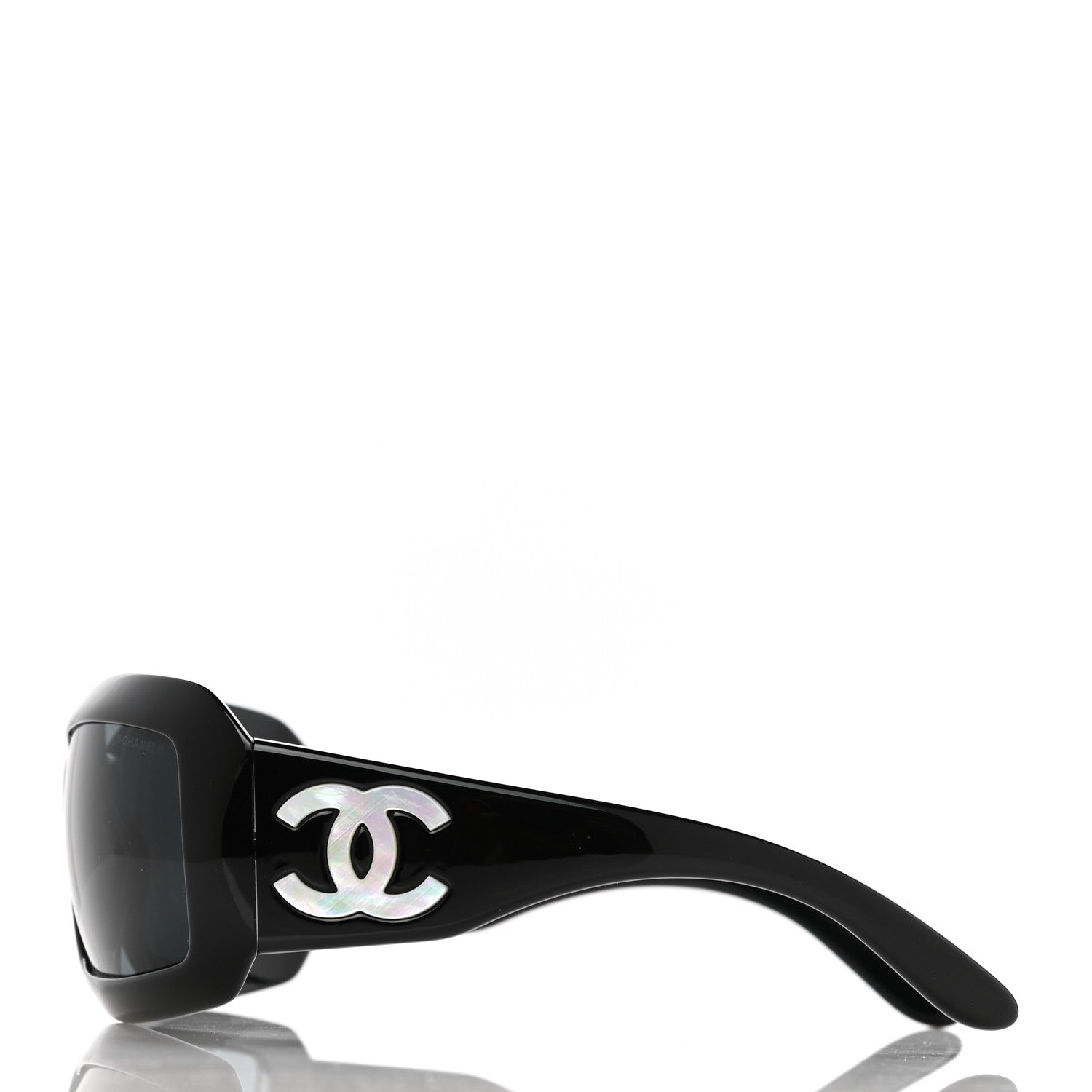 Chanel Mother of Pearl CC Sunglasses 5076-H Black 3 of 7