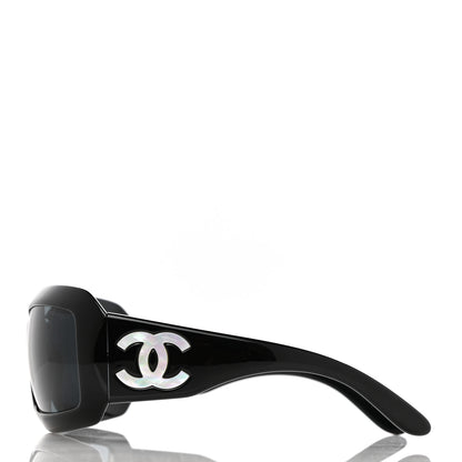 Chanel Mother of Pearl CC Sunglasses 5076-H Black 3 of 7