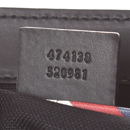 Gucci GG Supreme Monogram Night Courrier Flap Messenger Black Multicolor 9 of 12