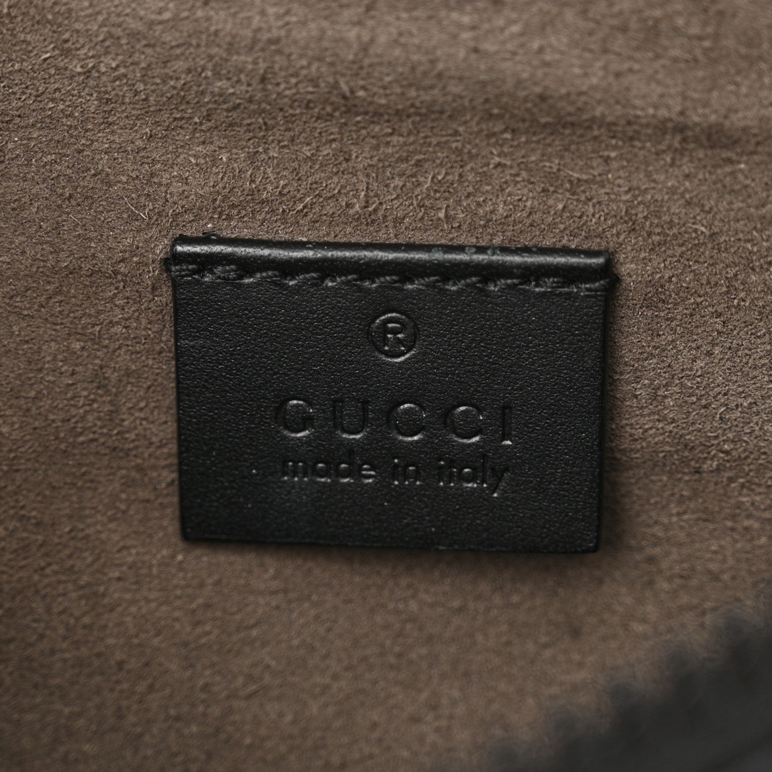 Gucci GG Supreme Monogram Belt Bag Black 7 of 12
