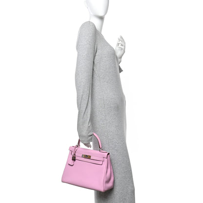 Hermes Togo Kelly Retourne 28 Mauve Sylvestre 3 of 16