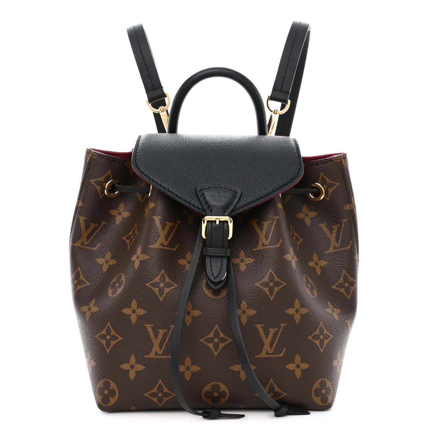 Louis Vuitton Monogram BB Montsouris NM Backpack Black 1 of 11