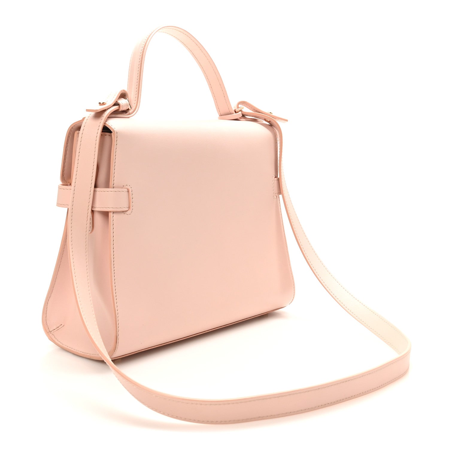 Delvaux Calfskin MM Tempete Satchel Light Pink 3 of 10