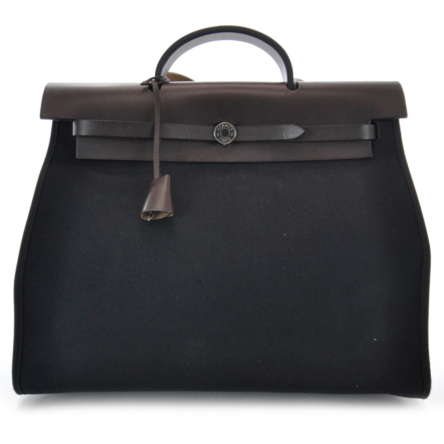 Hermes Toile Herbag Zip MM Black 1 of 8